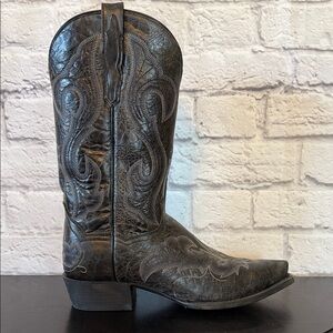 Dan Post El Paso Black Crackle Boots